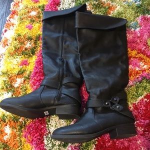 Torrid wide fit knee high boots